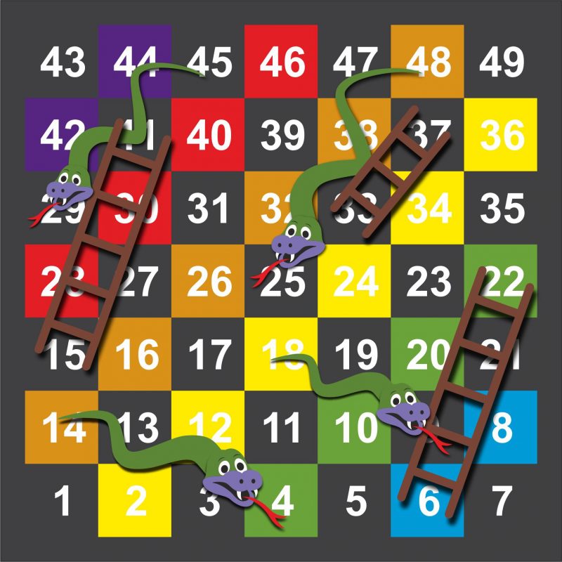 1-100 Snakes and Ladders 2 – Creative Preformed Markings