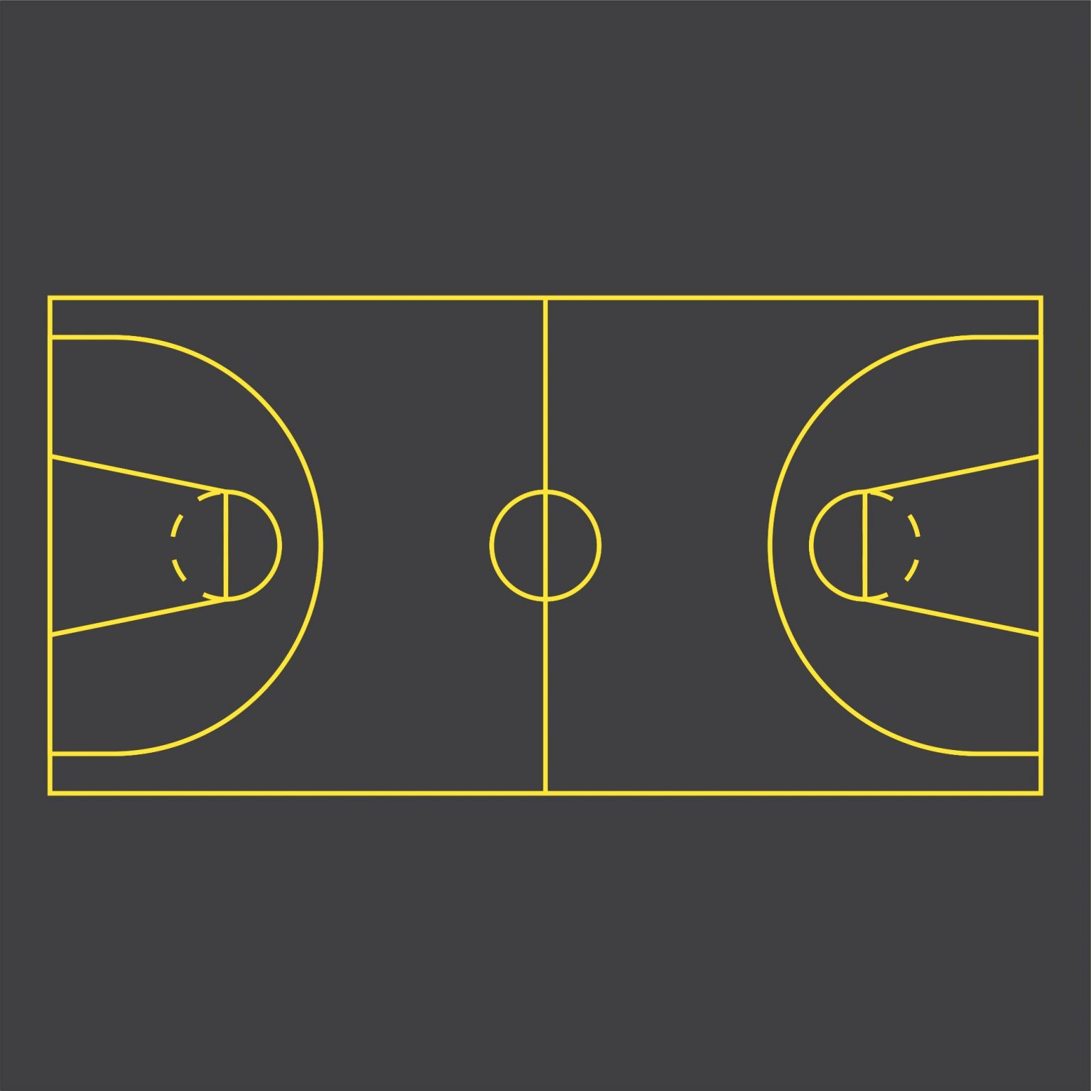 Sports Markings Creative Preformed Markings