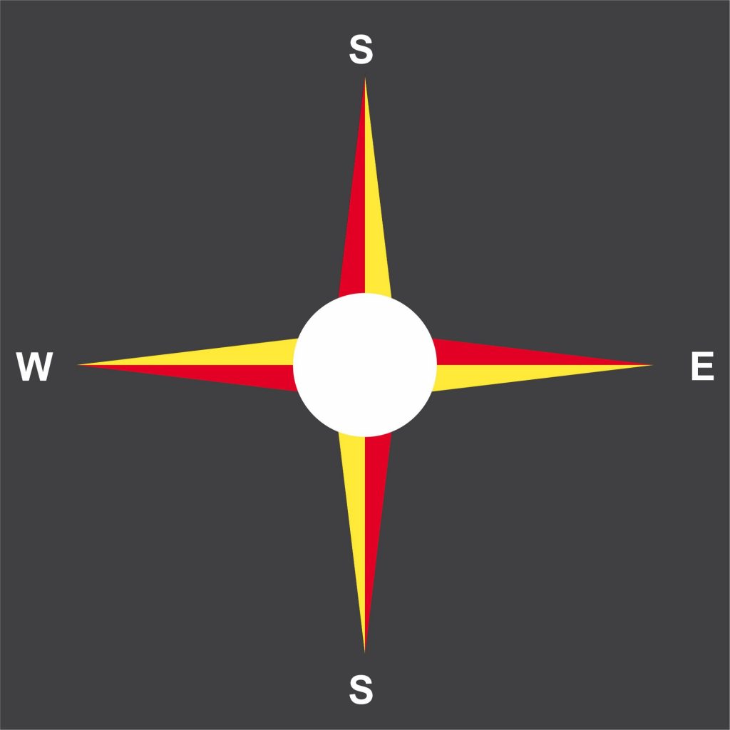 Compass NSEW – Creative Preformed Markings