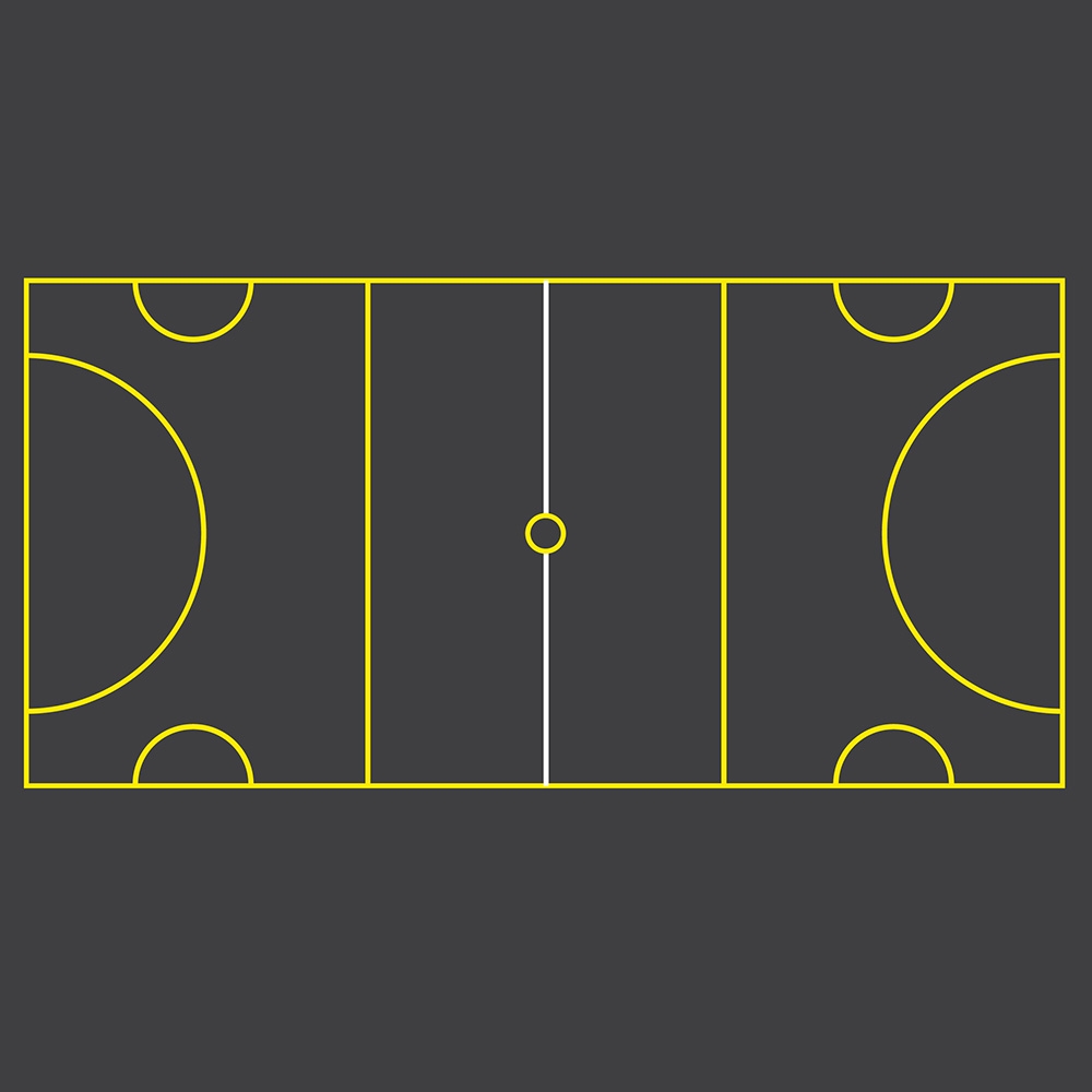 Netball:Mini Football Court – Creative Preformed Markings